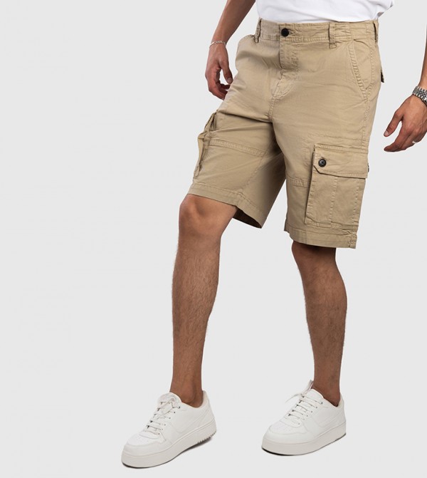 Aeropostale Aeropostale - Beige Cargo Shorts