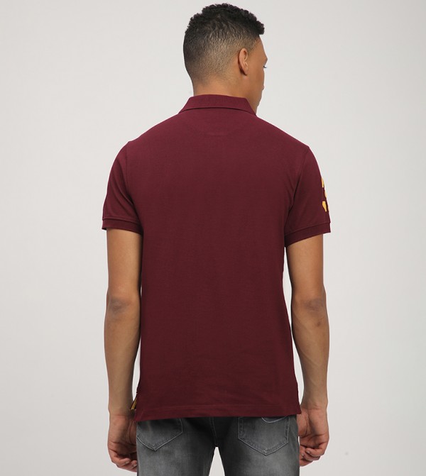 Aeropostale Aeropostale - Burgundy Polo T-shirts