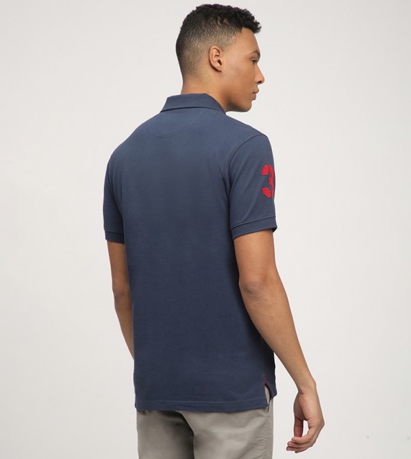Aeropostale  - NAVY BLUE Polo T-shirts