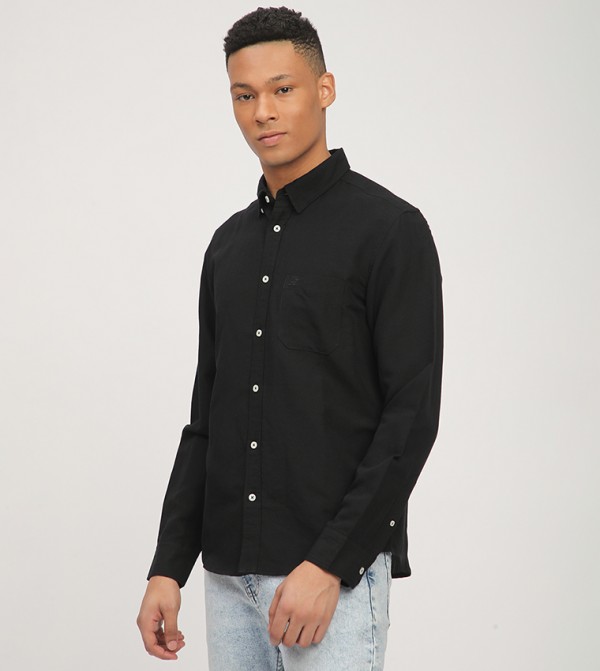 ايروبوستال  قمصان - أسود Long Sleeves