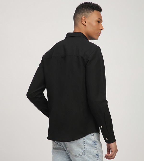 ايروبوستال  قمصان - أسود Long Sleeves