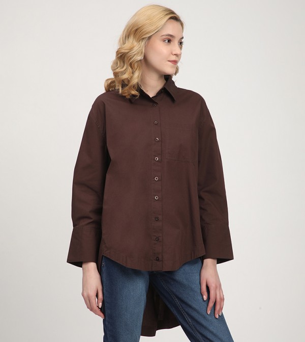 Aeropostale Aeropostale - Brown Shirts