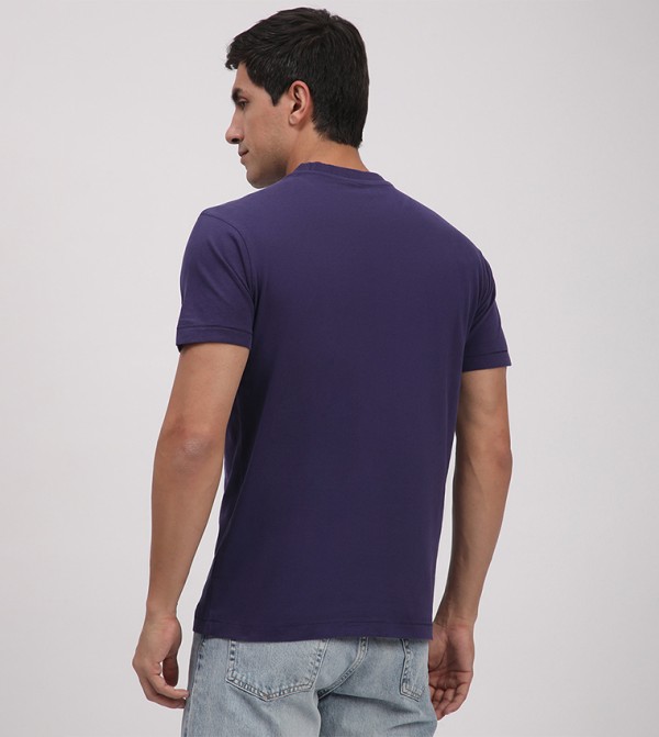  ايروبوستال  ايروبوستال - أزرق Round Neck T-Shirts