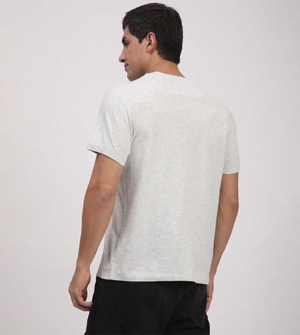 Aeropostale Aeropostale - Grey Round Neck T-Shirts