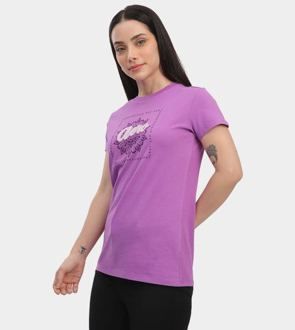 Aeropostale  Clothing - Purple Short Sleeve T-Shirts