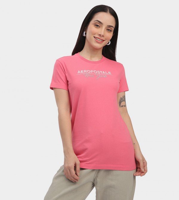 Aeropostale Aeropostale - Pink Short Sleeve T-Shirts