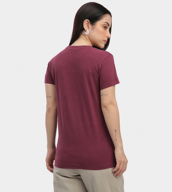 Aeropostale Aeropostale - Burgundy Short Sleeve T-Shirts