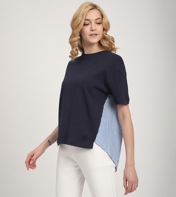 Aeropostale Aeropostale - NAVY BLUE Short Sleeve T-Shirts
