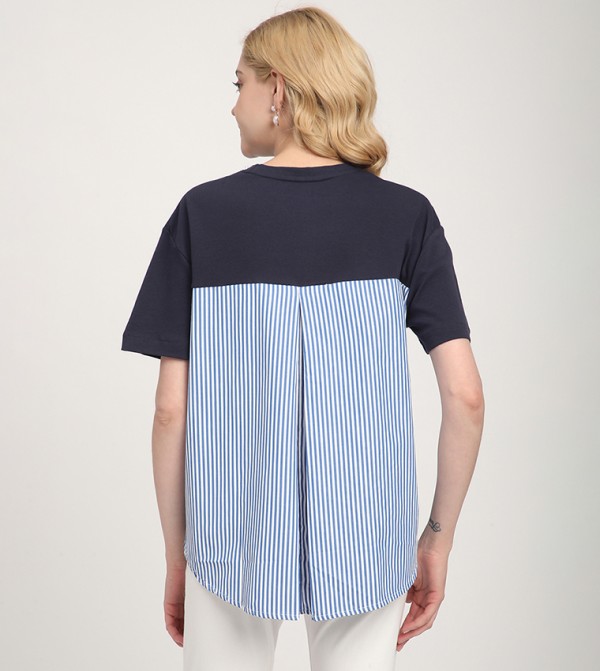 Aeropostale Aeropostale - NAVY BLUE Short Sleeve T-Shirts