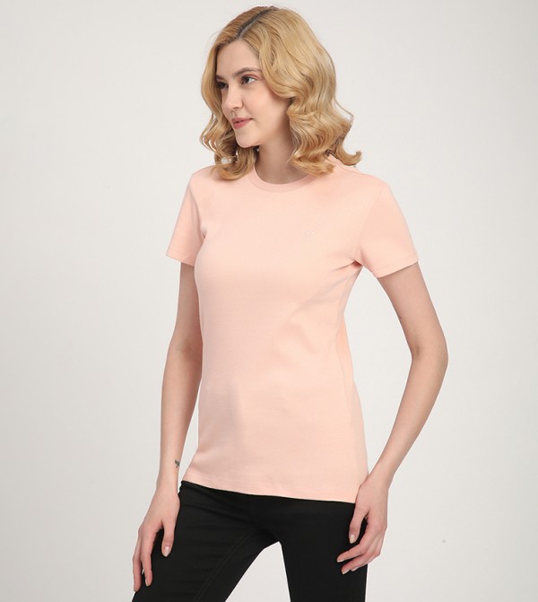 ايروبوستال  - Dusty Pink Short Sleeve T-Shirts