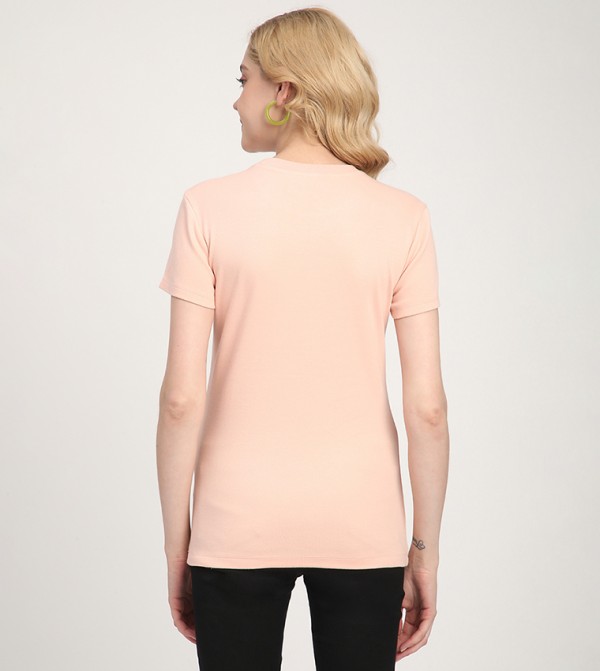  ايروبوستال  - Dusty Pink Short Sleeve T-Shirts