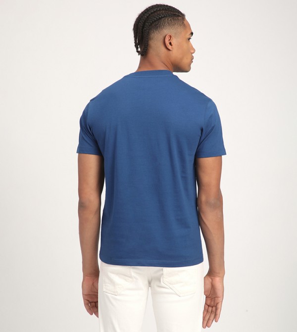  ايروبوستال  ايروبوستال - NAVY BLUE Round Neck T-Shirts