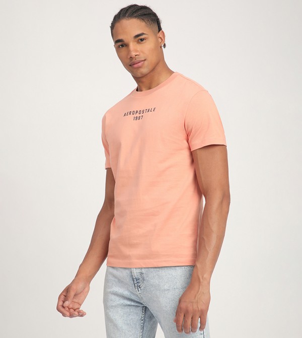Aeropostale Aeropostale - Dusty Pink Round Neck T-Shirts