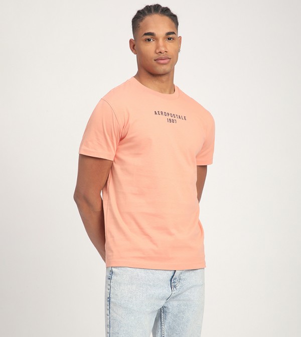 Aeropostale Aeropostale - Dusty Pink Round Neck T-Shirts
