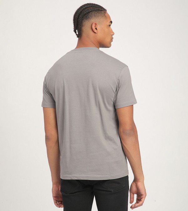  ايروبوستال  ايروبوستال - رمادي Round Neck T-Shirts