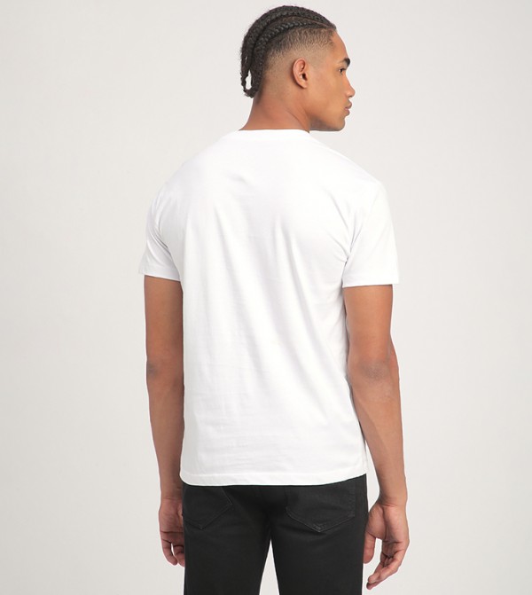 Aeropostale Aeropostale - Ivory Round Neck T-Shirts