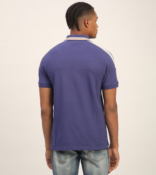 Aeropostale  Clothing - Blue Round Neck T-Shirts