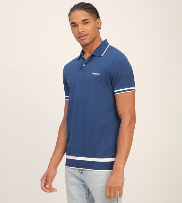 Aeropostale Aeropostale - Blue Round Neck T-Shirts