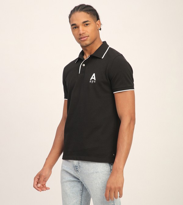 Aeropostale Aeropostale - Black Round Neck T-Shirts