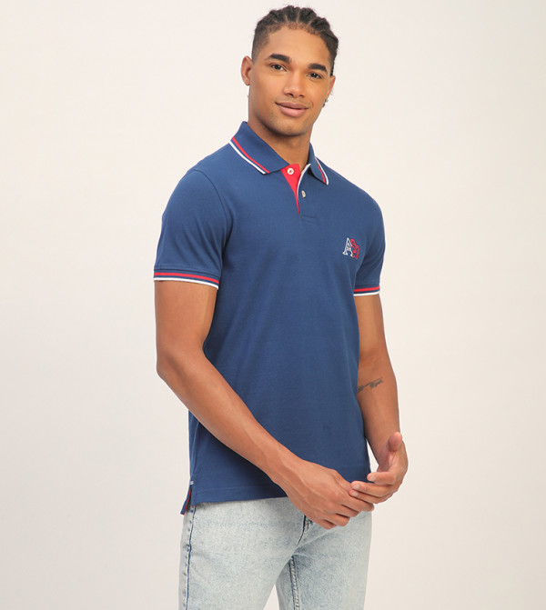 Aeropostale Aeropostale - Blue Round Neck T-Shirts