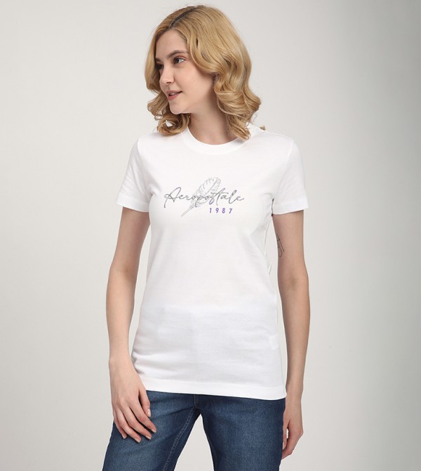 Aeropostale Aeropostale - White Short Sleeve T-Shirts