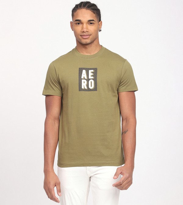 Aeropostale Aeropostale - Olive Casual T-Shirts