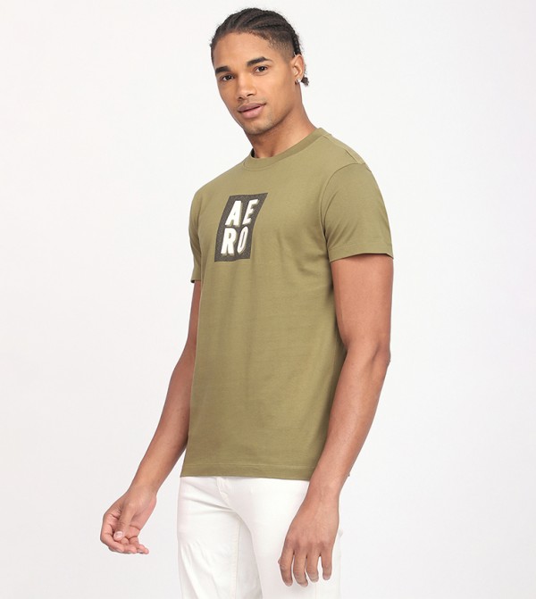 Aeropostale Aeropostale - Olive Casual T-Shirts