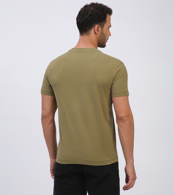 Aeropostale Aeropostale - Green Round Neck T-Shirts