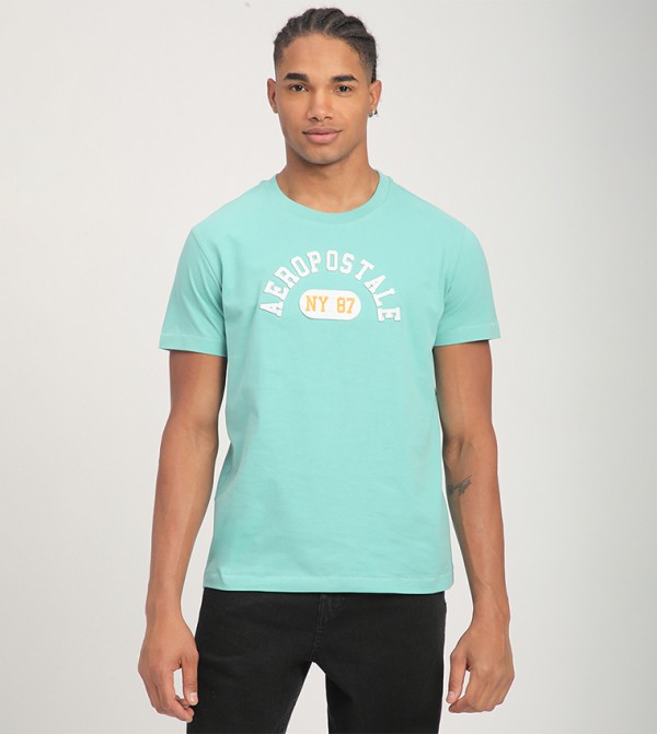 Aeropostale Aeropostale - Green Round Neck T-Shirts