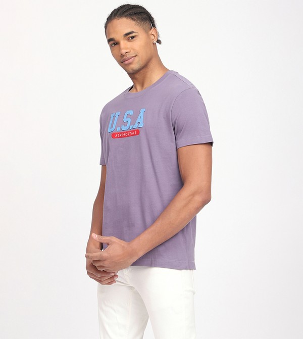 Aeropostale  - Purple Casual T-Shirts
