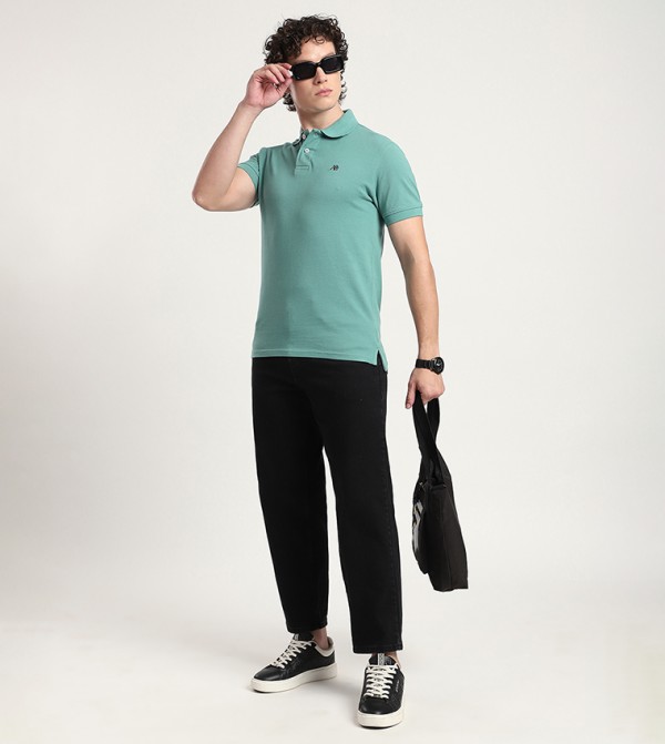 Aeropostale Aeropostale - Light Green Polo T-shirts