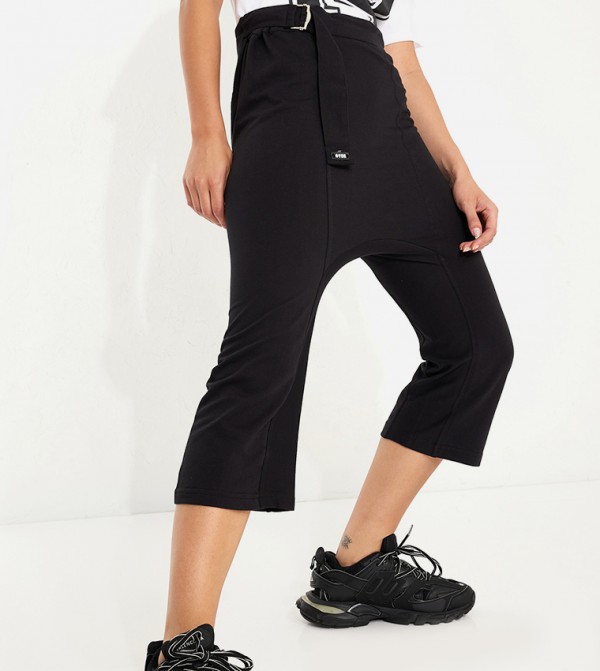 ViaDelleRose ViaDelleRose - Black Regular Pants
