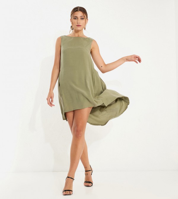 ViaDelleRose ViaDelleRose - Olive Casual Dresses