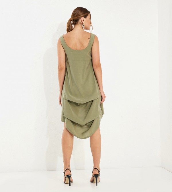 ViaDelleRose ViaDelleRose - Olive Casual Dresses