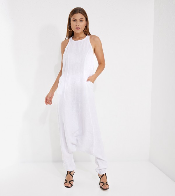 ViaDelleRose ViaDelleRose - White Jumpsuits