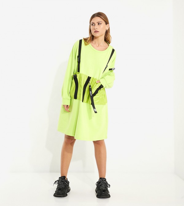 ViaDelleRose ViaDelleRose - Lime Casual Dresses
