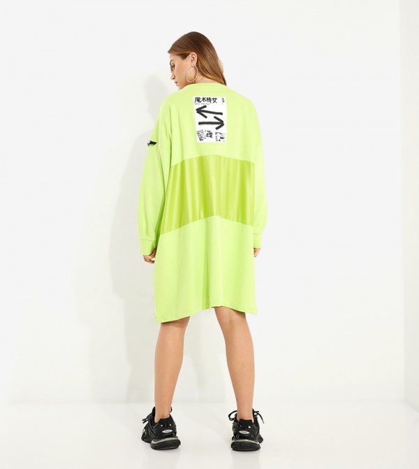 ViaDelleRose ViaDelleRose - Lime Casual Dresses