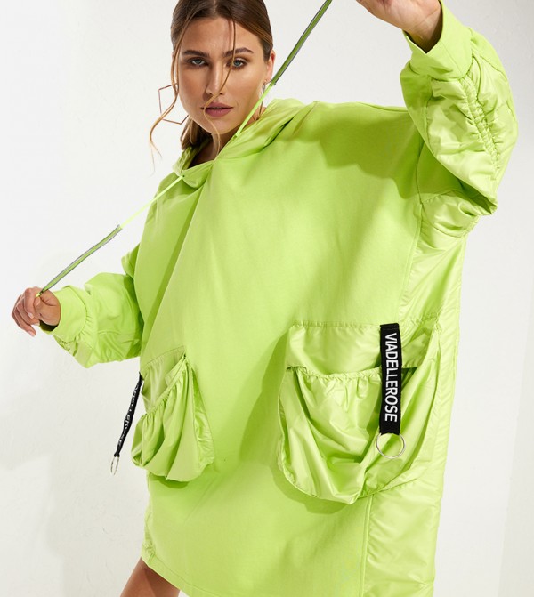 ViaDelleRose ViaDelleRose - Lime Casual Dresses