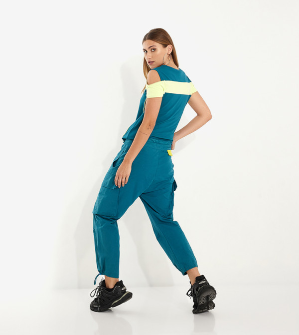 ViaDelleRose ViaDelleRose - Teal Joggers