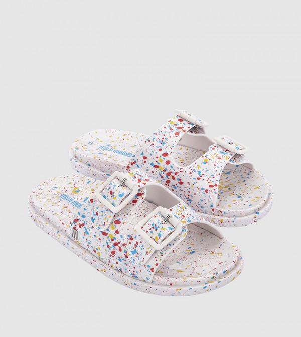 MINI MELISSA MINI MELISSA - White Flat Sandals