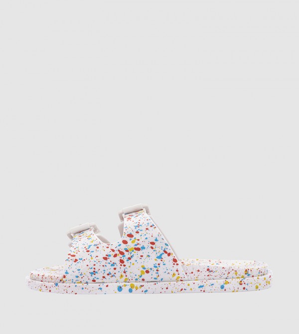 MINI MELISSA MINI MELISSA - White Flat Sandals