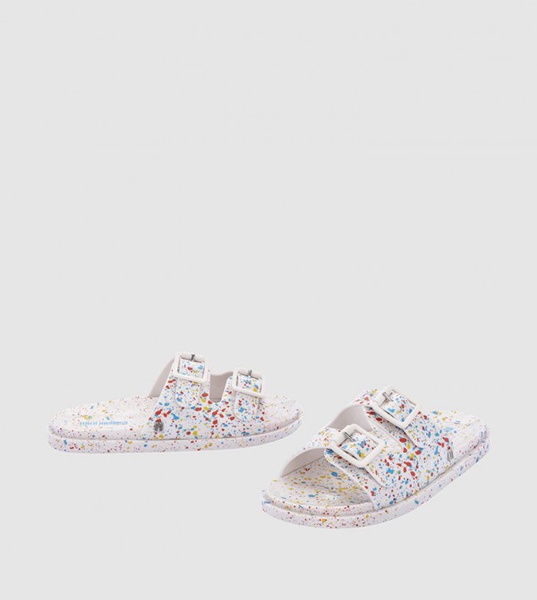 MINI MELISSA MINI MELISSA - White Flat Sandals