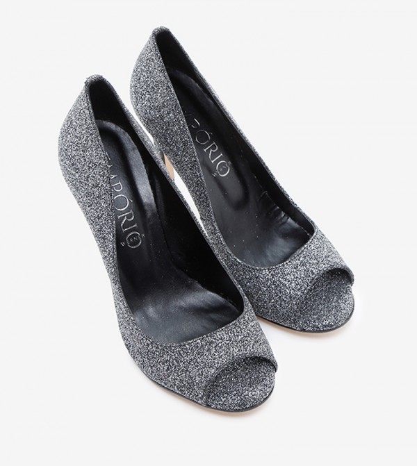 WERNER  - Silver Peeptoe