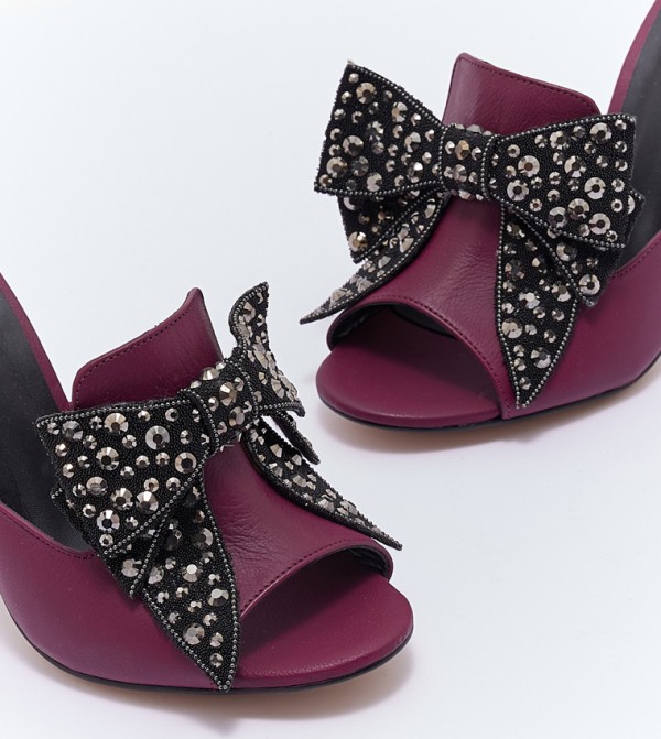 WERNER WERNER - Burgundy Block Heels