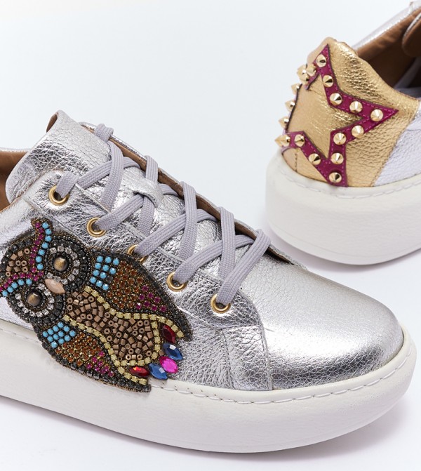 WERNER WERNER - Silver Low Top