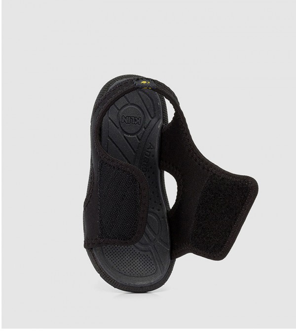 KLIN  - Black Flat Sandals