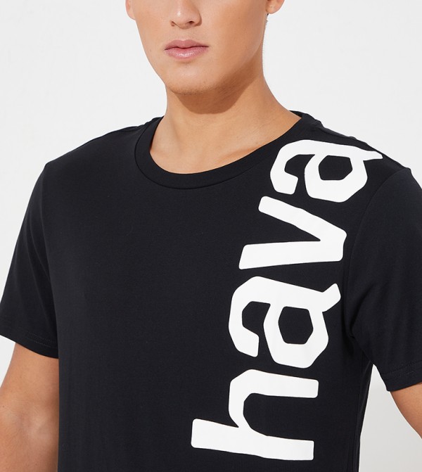 Havaianas HAVAIANAS - Black Casual T-Shirts