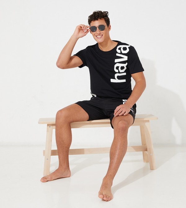 Havaianas HAVAIANAS - Black Casual T-Shirts