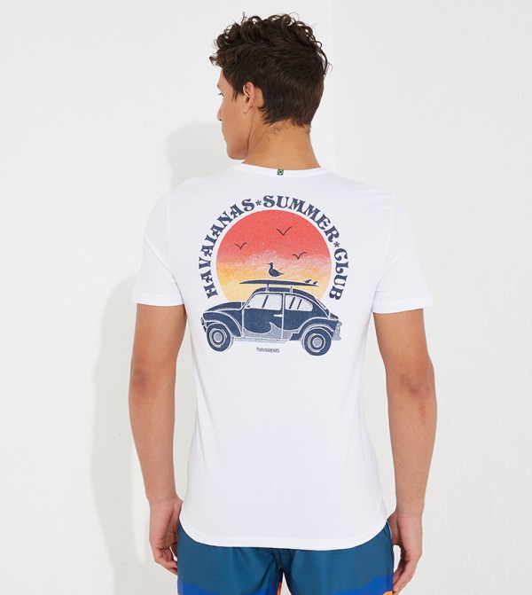 Havaianas HAVAIANAS - White Casual T-Shirts