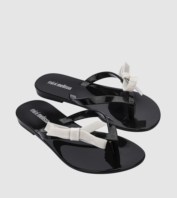 MINI MELISSA MINI MELISSA - Black Flip Flops
